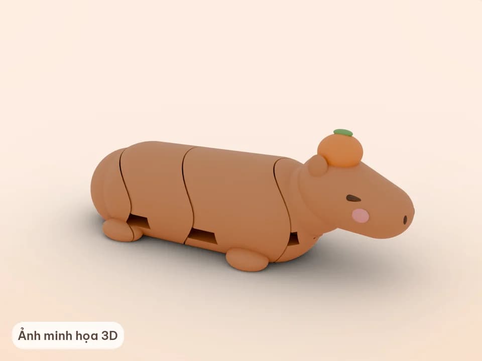 Capybara Chill flexi (ảnh minh họa)